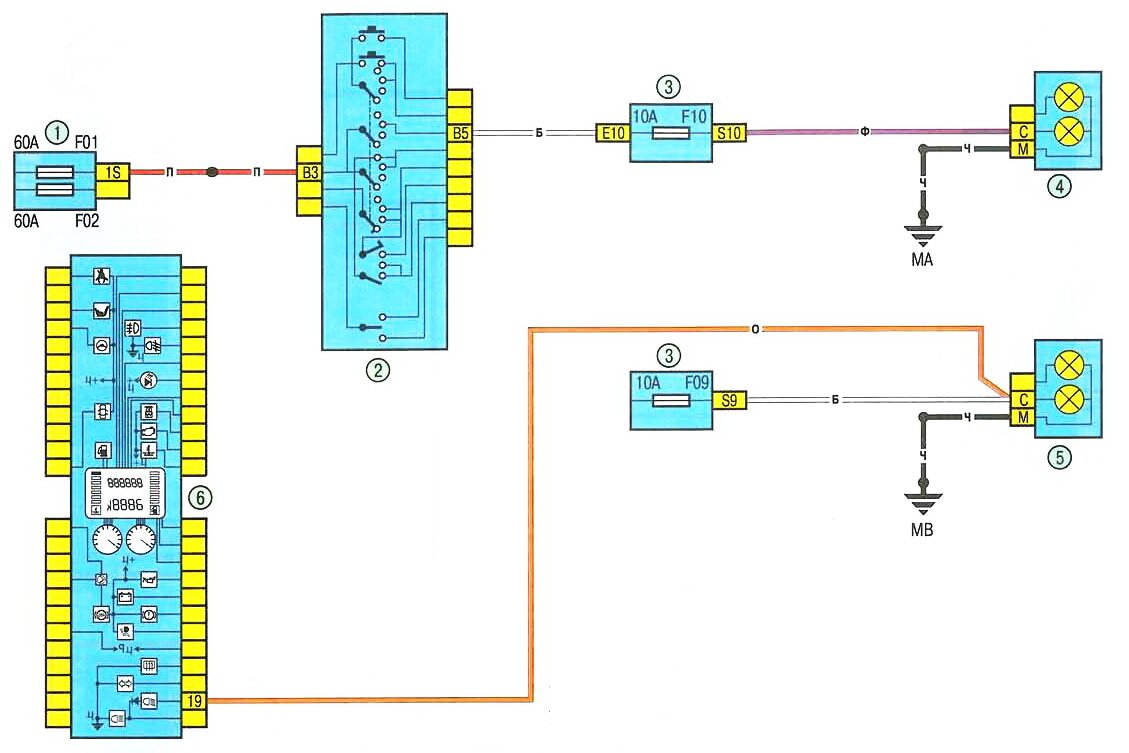 электросхема электростеклоподъемников renault logan